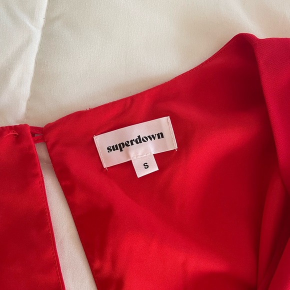 Revolve Superdown Red Romper - Picture 5 of 6